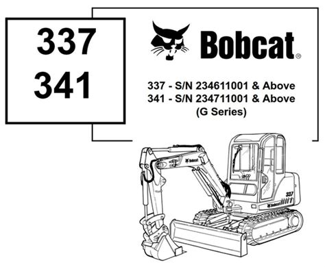 bobcat 341 mini excavator engine|bobcat 341 manual.